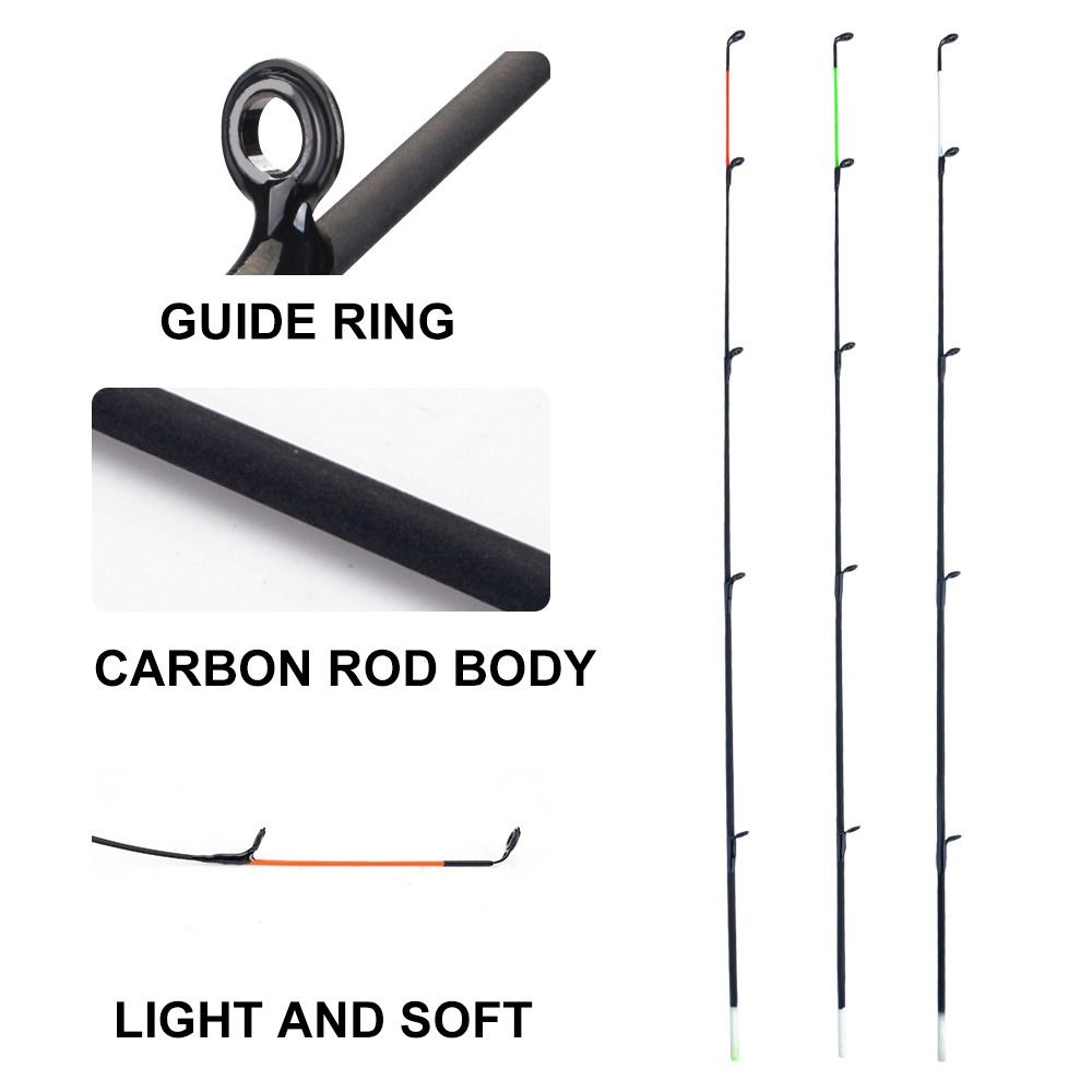 Fishing Rod Tip Replacement - FTK Carbon fiberglass Top Tip 120gM/L/H