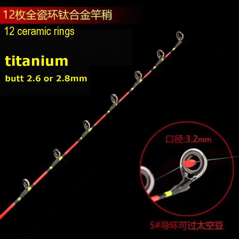 RA006 RA006T Titanium 0.6mm 0. - огляд і ціна Fishing Rod Tip Replacement