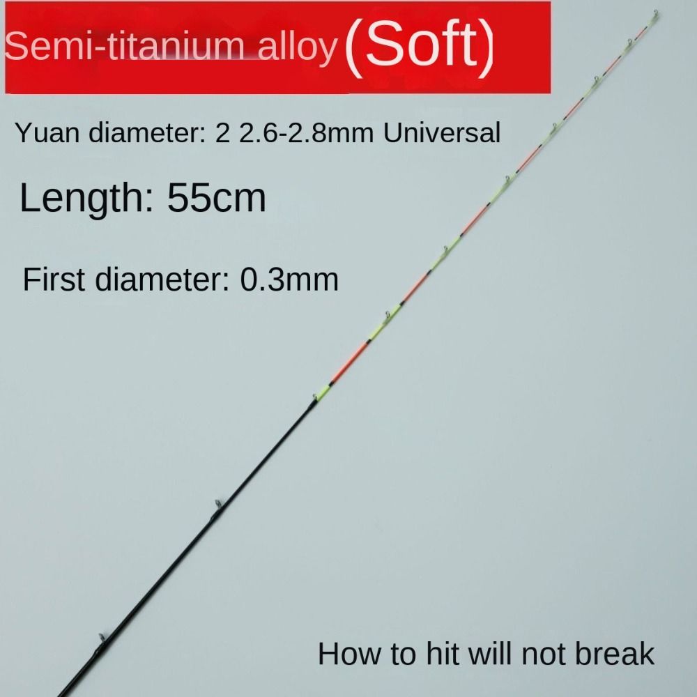 2024 Retractable Half-titanium - огляд і ціна Fishing Rod Tip Replacement