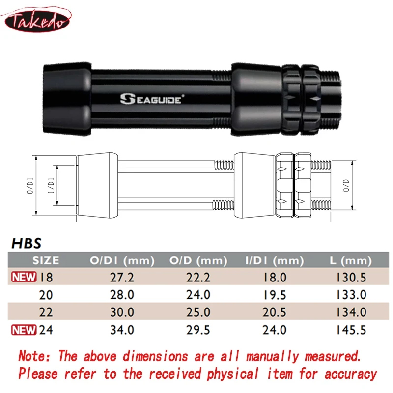 TAKEDO 18# 20# 22# 24# HBS Hea - огляд і ціна Fishing Rod Combo